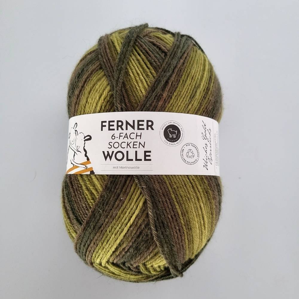 Ferner Wolle - Sockenwolle 6-Fach