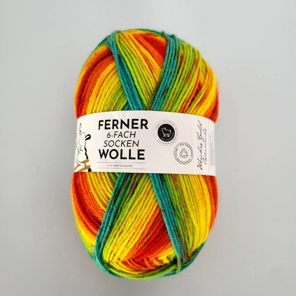 Ferner Wolle - Sockenwolle 6-Fach