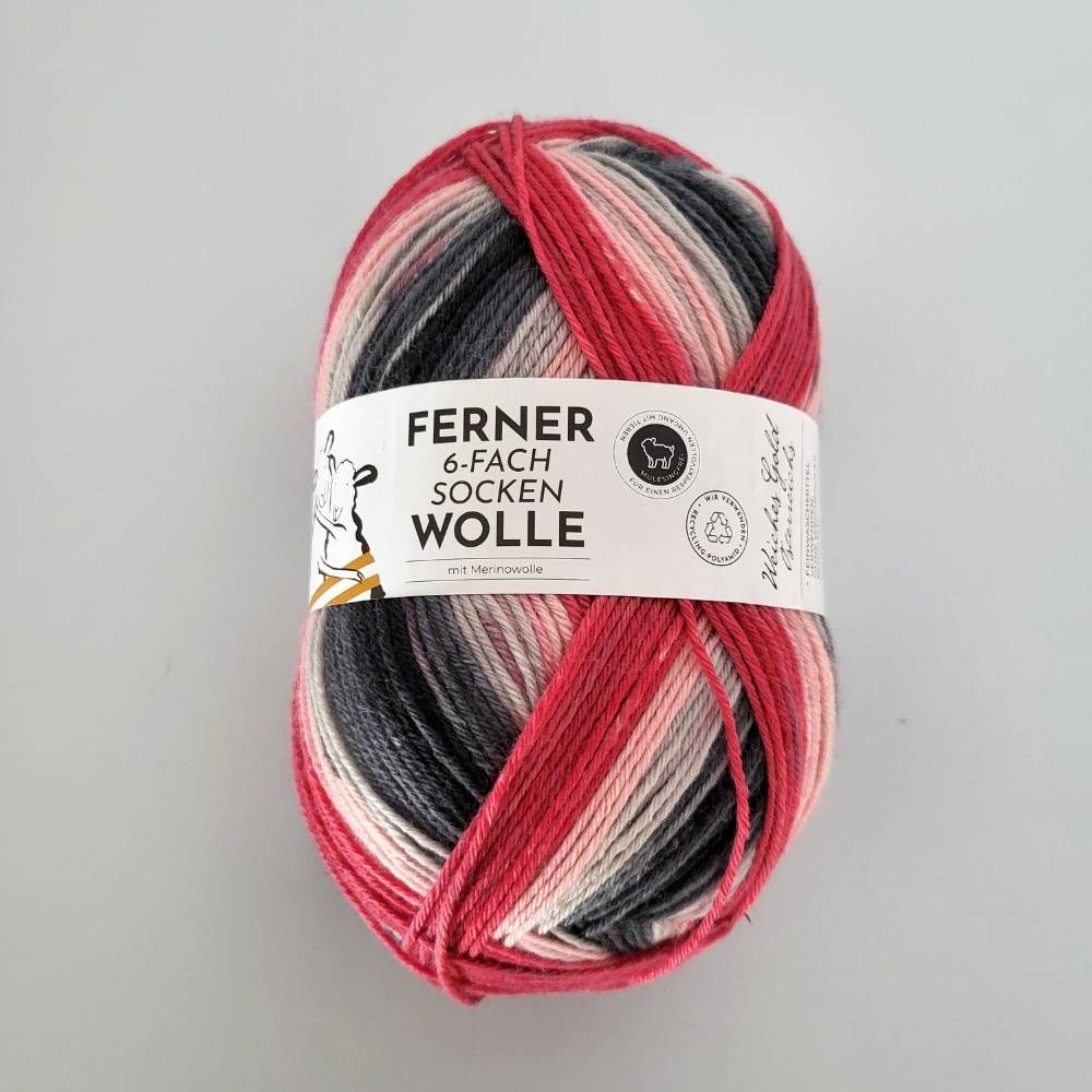 Ferner Wolle - Sockenwolle 6-Fach