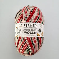 Ferner Wolle - Weihnachtsedition Sockenwolle 4-Fach