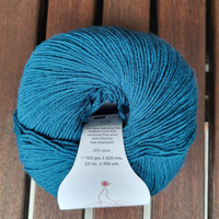 Knäuel Unisocks 4-lagig von Laines du Nord aus Wolle und Nylon, petrol