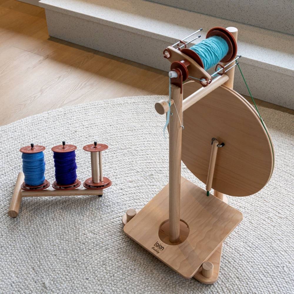 Lojan Buddy Spinnrad - breites Trittbrett