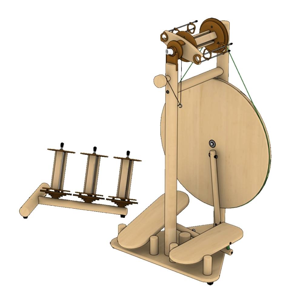 Lojan Buddy Spinnrad - Doppeltritt