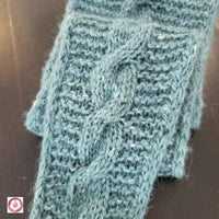 Movie-Scarf – schmaler Strickschal aus Rowan Felted Tweed nach einer Strickanleitung von Bianca Schmidt