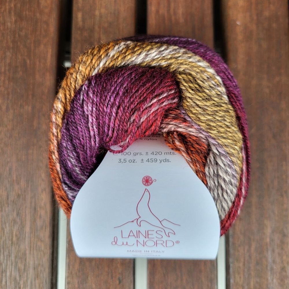 Knäuel Nordik Socks von Laines du Nord aus Wolle und Nylon in Farbe 01