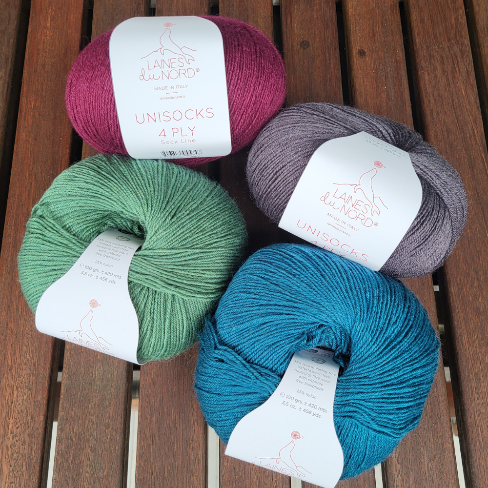 Unisocks 4-lagig von Laines du Nord, Sockengarn in der Wollboutique