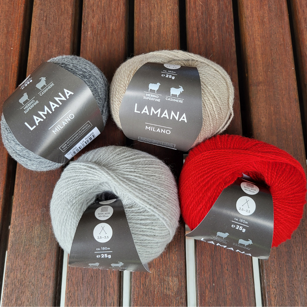 Milano von LAMANA, Merino-Kaschmir-Garn in der Wollboutique