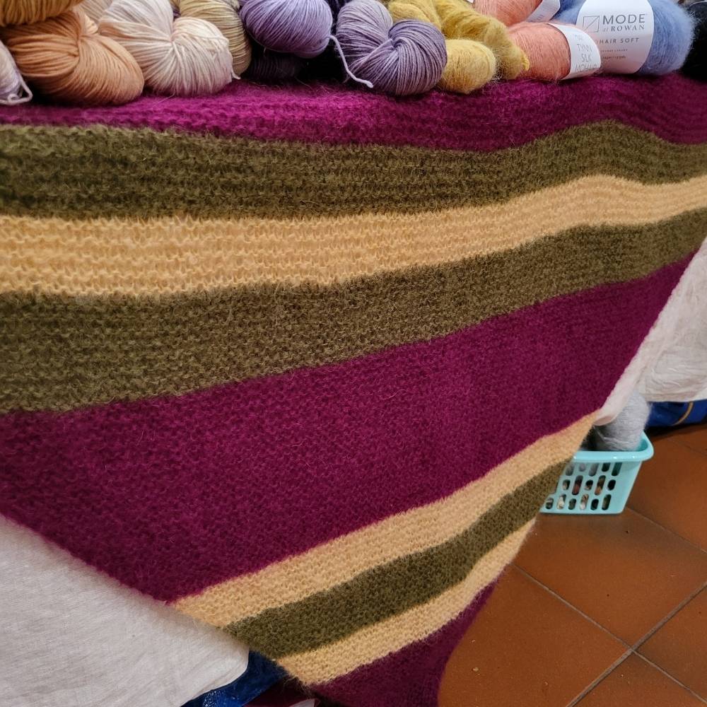 Strickset Tuch Mohair Soft – für Einsteigerinnen