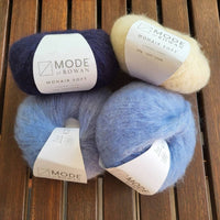Strickset Tuch Mohair Soft – für Einsteigerinnen
